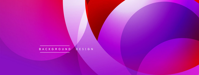 abstract gradient background overlapping circles vector image