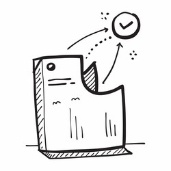 flat design as graph icon with copy space vector image