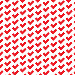 pattern background check mark icon wrong and right vector image