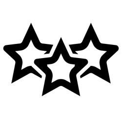 star rating element reward quality level user vector image