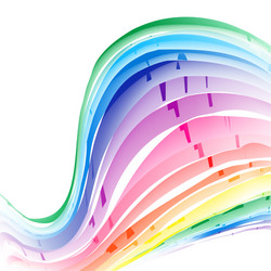 pastel abstract rainbow gradient mesh multi color vector image
