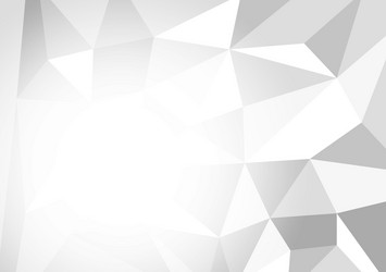 gray and white color polygon abstract background vector image