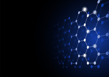 Modern Blockchain Network Background vector image