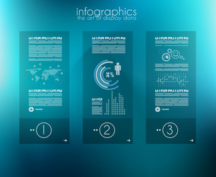 Infographic Timeline Data Display vector image