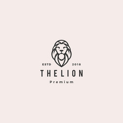 Lion Logo Icon - Majestic Pride Vector Image