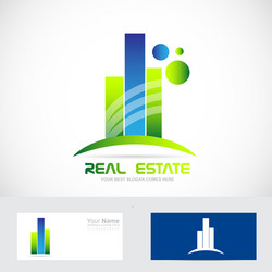 Real estate icon logo vector