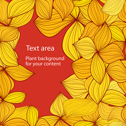 autumn background with copyspace vector