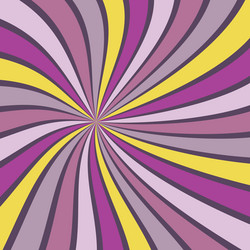 sunburst background abstract summer retro pattern vector image