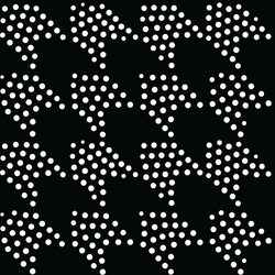 Geometric Pointillism Pattern vector image