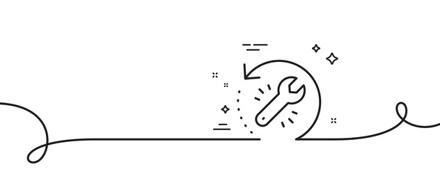 recovery tool line icon backup data sign restore vector image