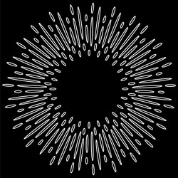 design elements starburst explosion effect vector image