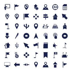 pointer icons vector image