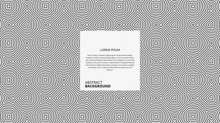 abstract circular square tiles pattern vector image