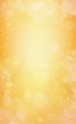 multicolored blurry bokeh on a yellow background vector image