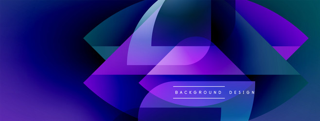 abstract fluid shapes blend creating vibrant vector image