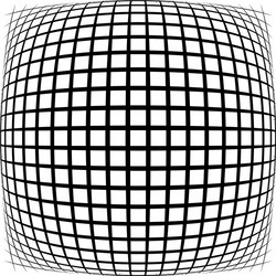 grid mesh lattice with distortion warp effect vector image