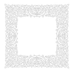linear frames design template vector image