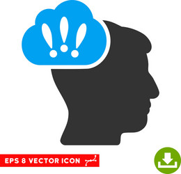 problem brainstorm eps icon vector image