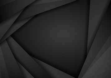 black background overlap dimension grey message vector image