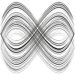 wavy line pattern abstract curve symbol vector image