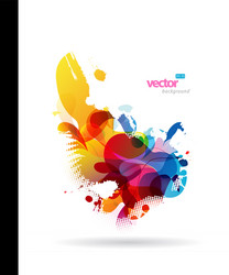 Colorful splash Royalty Free Vector Image - VectorStock