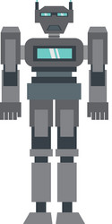 robot machine science technology vector image
