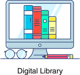 Elibrary Vector Element Elibrary Vector Images (93)
