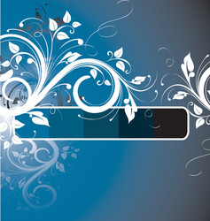 floral banner vector