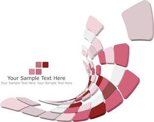 Abstract 3D Checkered Background vector image
