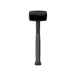 Hammer tool set cartoon Royalty Free Vector Image