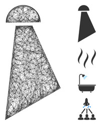 spray web mesh vector image
