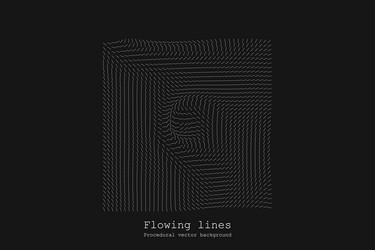 abstract line matrix pattern noise flow dynamic vector image