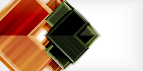 arrow symbols created with 3d effects and line vector image