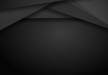 black background overlap dimension grey message vector image