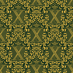 damask seamless pattern repeating background vector image