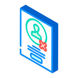 guerrilla testing ux ui design isometric icon vector image