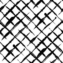 Messy Diagonal Checkered Pattern vector image