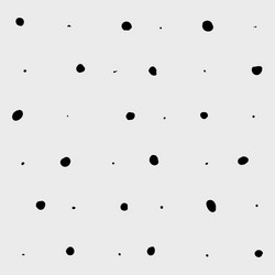 Minimal monochrome handwritten pattern dots vector