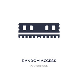 random access memory icon on white background vector image