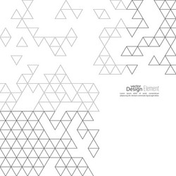 Geometric Triangle Pattern vector image
