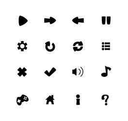 game ui icons mobile application vector image