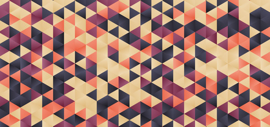abstract pastel colorful triangle pattern design vector image