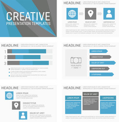 Multi-set bar infographic chart design template Vector Image