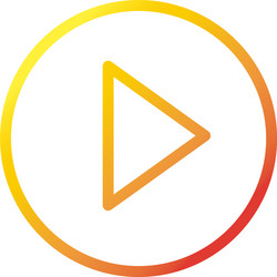 video player button internet web technology vector image