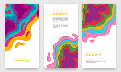 Abstract Multi-Layered Color Gradient vector image