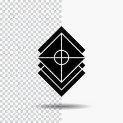 arrange design layers stack layer glyph icon vector image