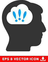 problem brainstorm eps icon vector image