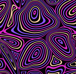 illusion seamless pattern psychedelic repeating vector image