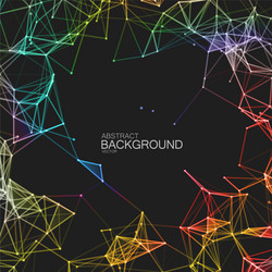 Iridescent Particle Nexus Background vector image