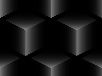 seamless pattern 3d cubes isometric geometric vector image